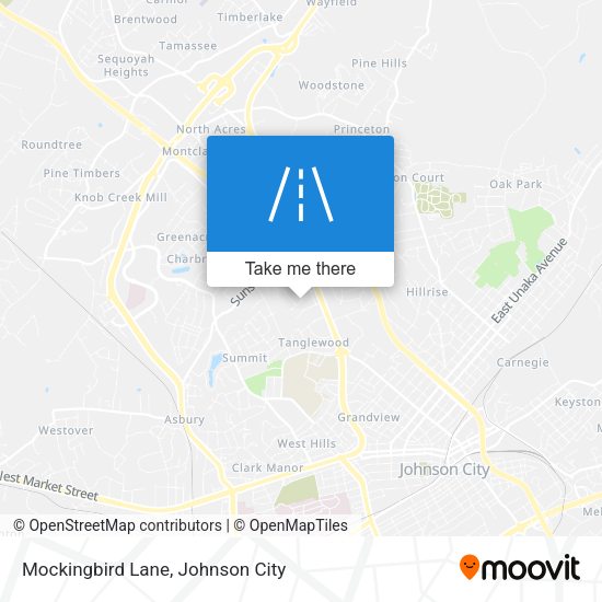 Mockingbird Lane map