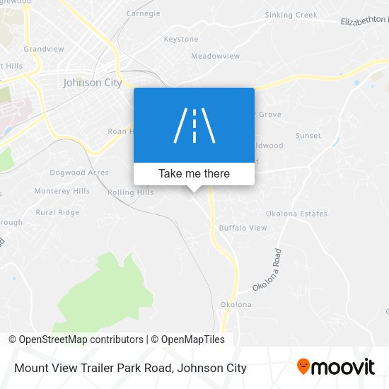 Mapa de Mount View Trailer Park Road
