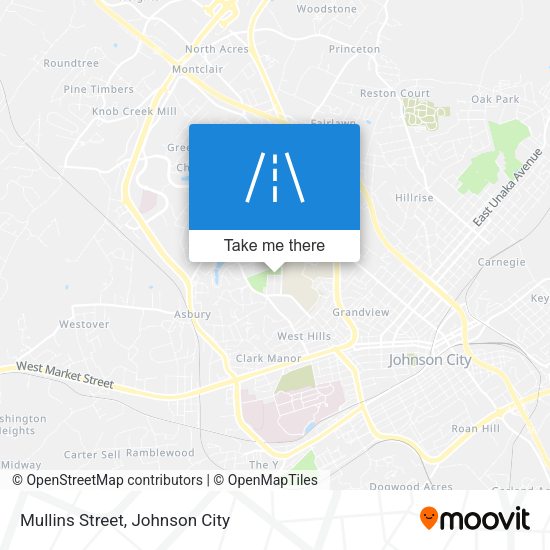 Mapa de Mullins Street
