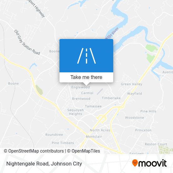 Nightengale Road map