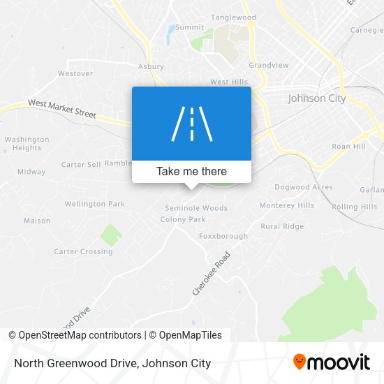 Mapa de North Greenwood Drive