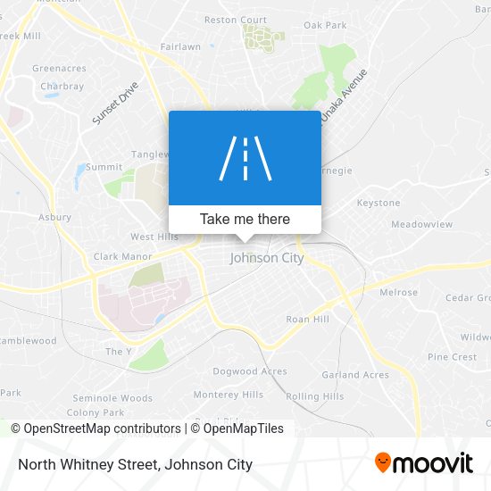 North Whitney Street map