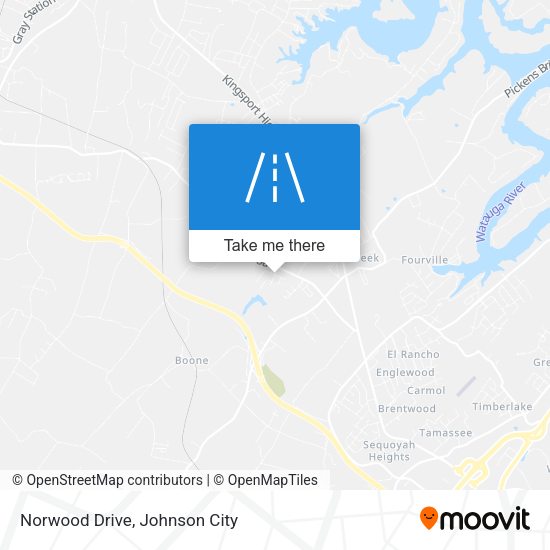 Mapa de Norwood Drive