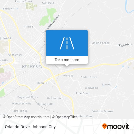 Orlando Drive map