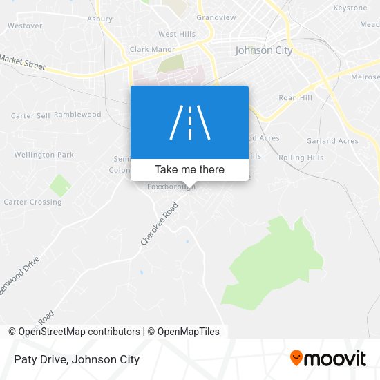 Mapa de Paty Drive