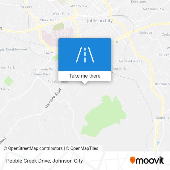 Pebble Creek Drive map