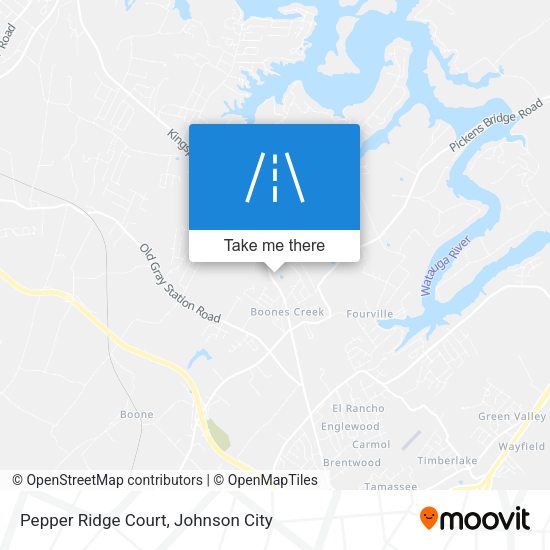 Pepper Ridge Court map