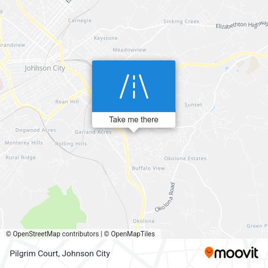 Pilgrim Court map