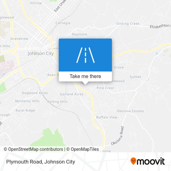 Mapa de Plymouth Road