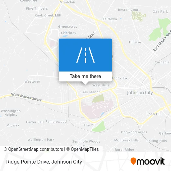 Ridge Pointe Drive map
