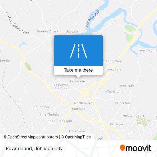 Mapa de Rovan Court