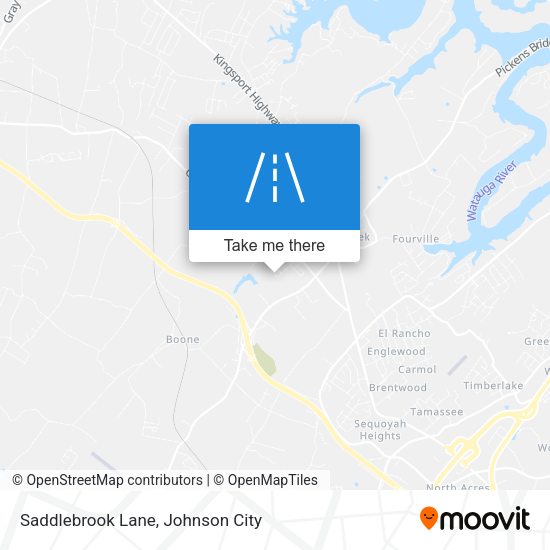 Mapa de Saddlebrook Lane