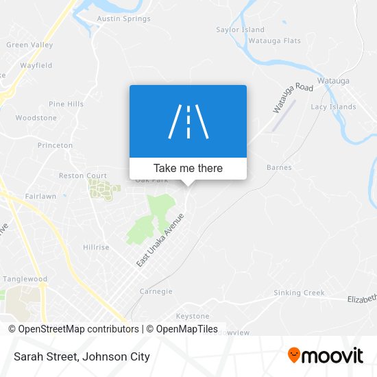Sarah Street map