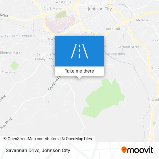 Savannah Drive map