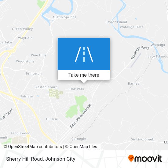 Sherry Hill Road map