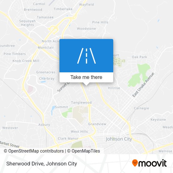 Sherwood Drive map