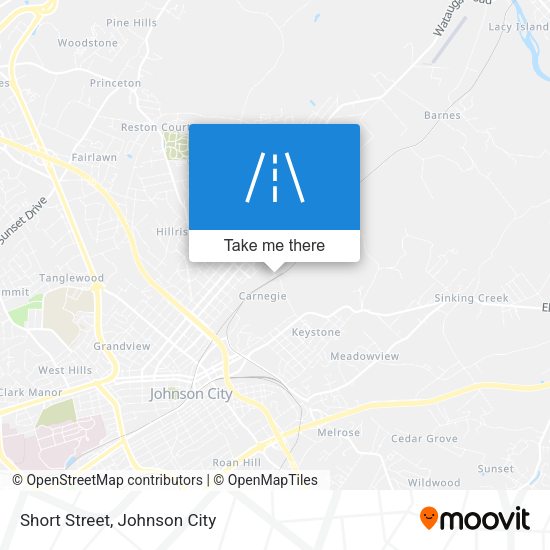 Short Street map