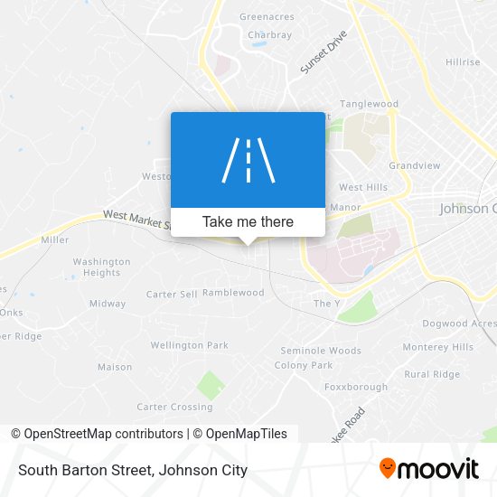 South Barton Street map