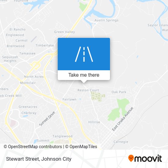 Mapa de Stewart Street