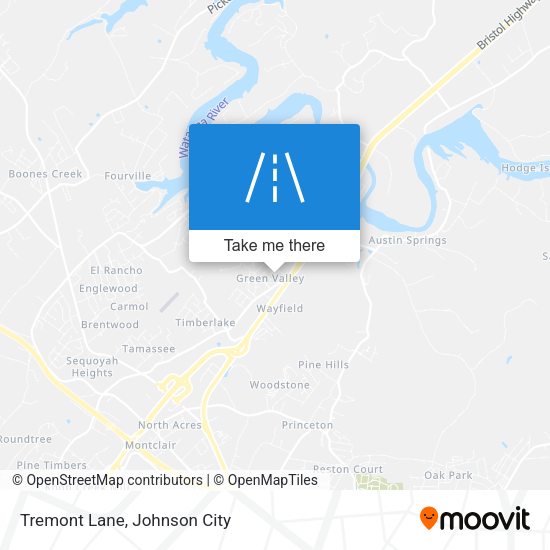 Tremont Lane map