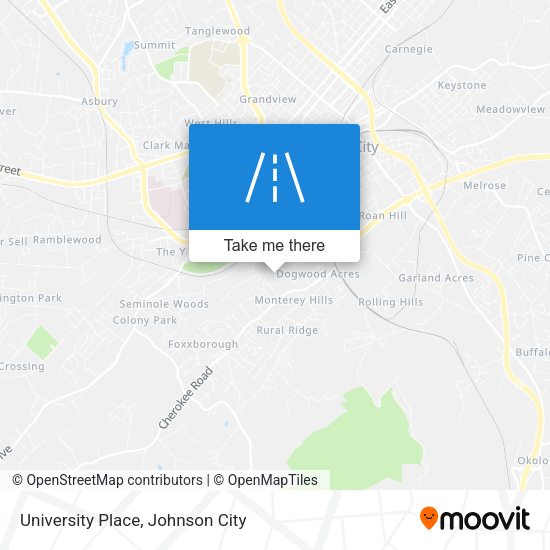 University Place map
