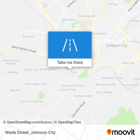 Mapa de Wade Street