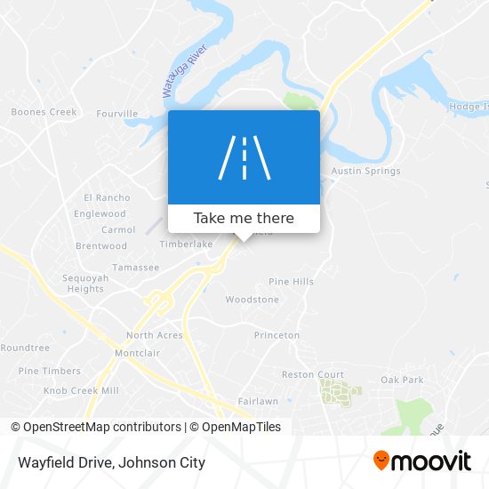 Wayfield Drive map