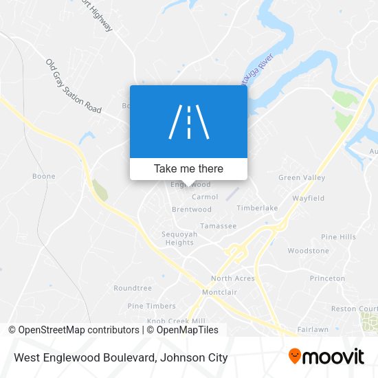 Mapa de West Englewood Boulevard