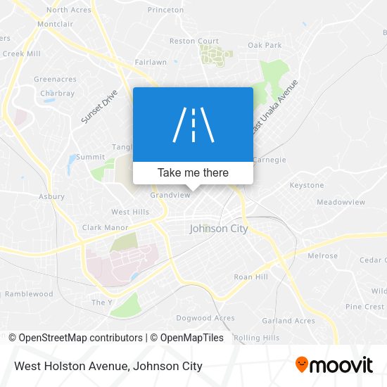 West Holston Avenue map