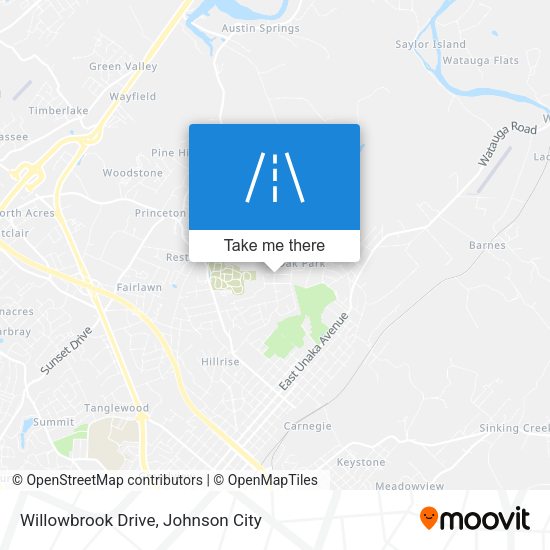 Mapa de Willowbrook Drive