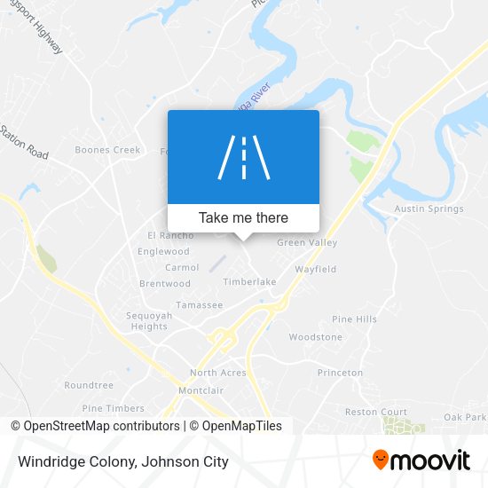 Windridge Colony map