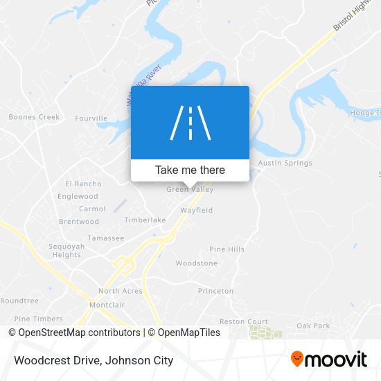Woodcrest Drive map