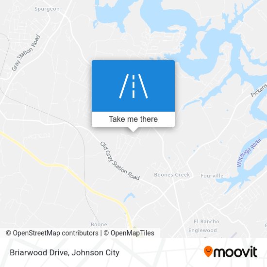 Briarwood Drive map