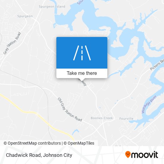 Chadwick Road map