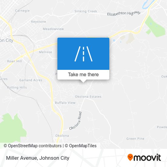 Miller Avenue map