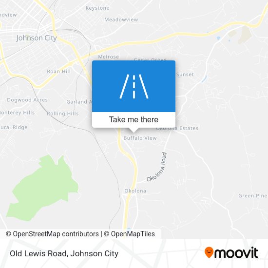 Mapa de Old Lewis Road