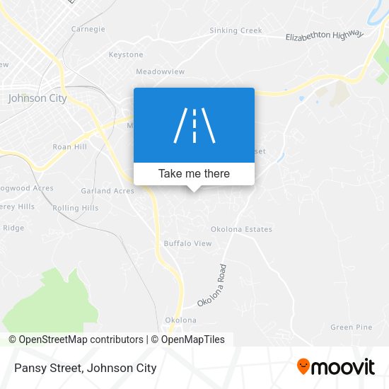 Mapa de Pansy Street