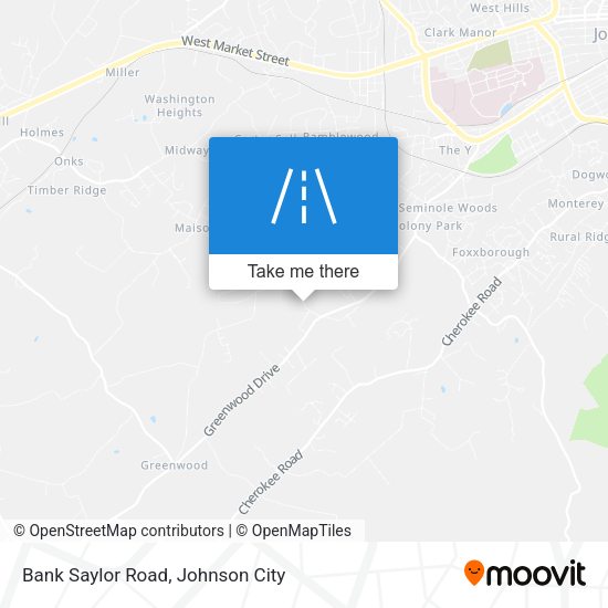 Bank Saylor Road map