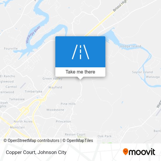 Copper Court map