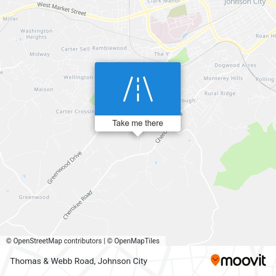 Mapa de Thomas & Webb Road