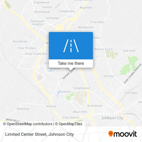 Limited Center Street map