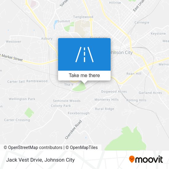 Mapa de Jack Vest Drvie