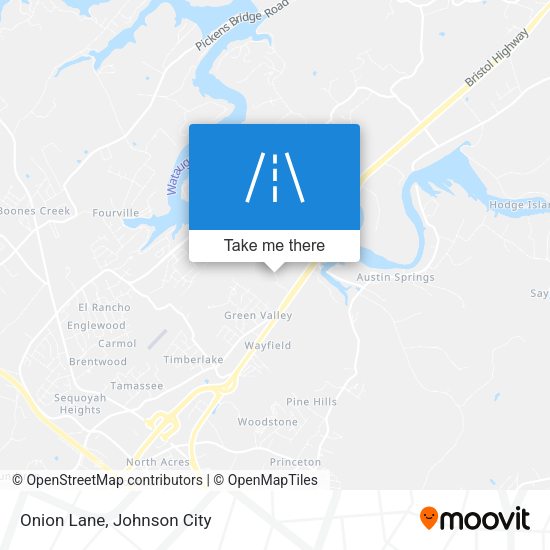 Mapa de Onion Lane