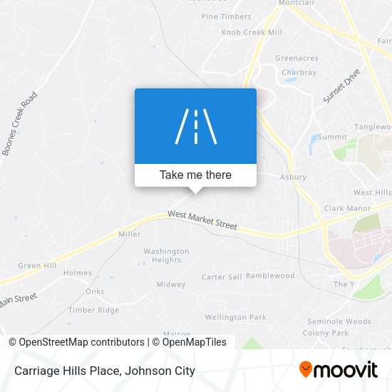 Carriage Hills Place map