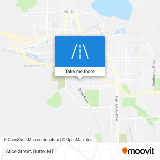 Alice Street map