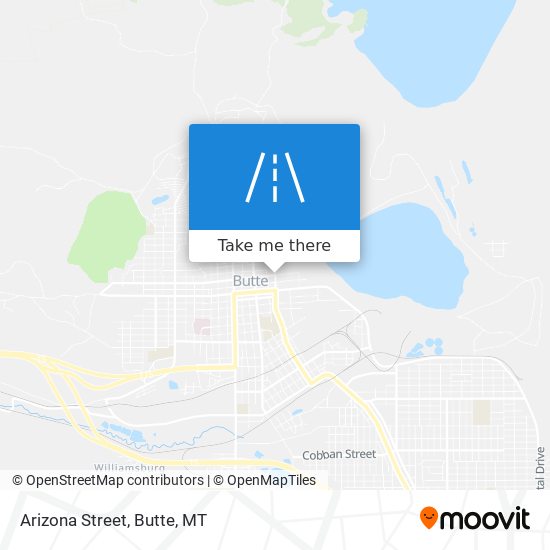 Arizona Street map
