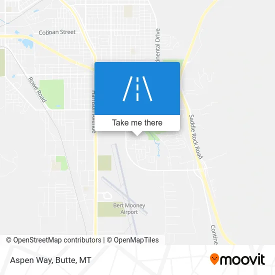 Aspen Way map