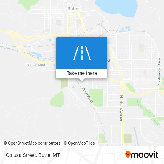 Colusa Street map