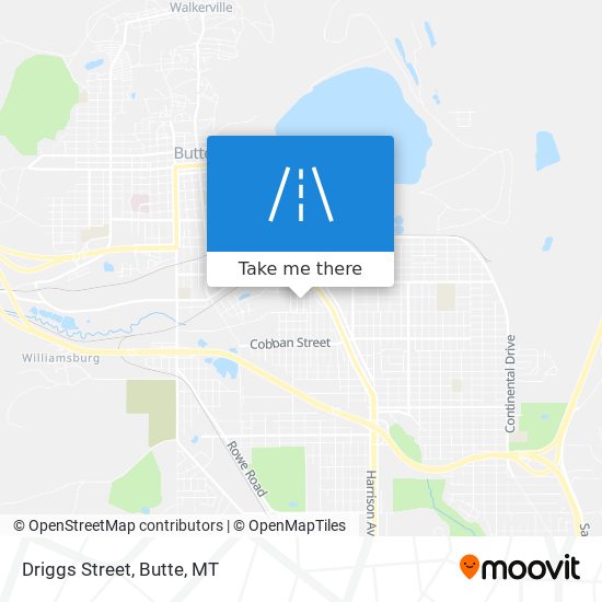 Driggs Street map