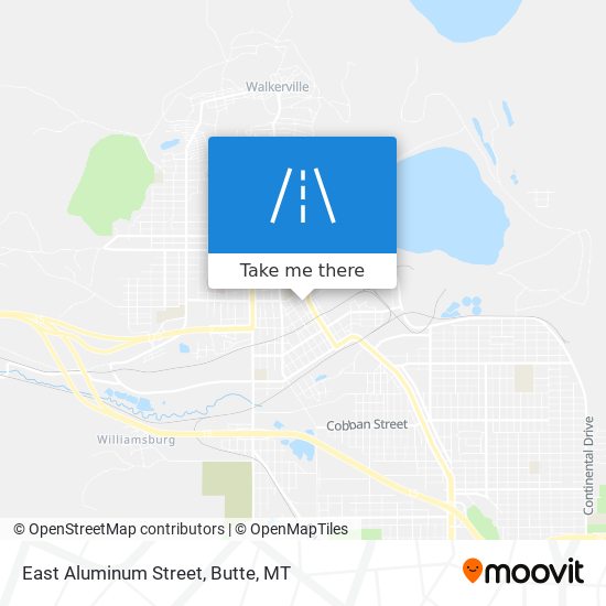East Aluminum Street map